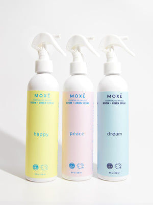 MOXĒ  The Perfect Day Linen Spray Bundle for eliminating odors