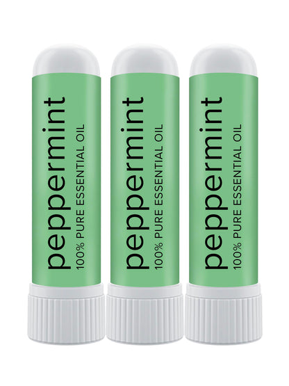 3 Pack MOXĒ  Peppermint Essential Oil Nasal Inhaler