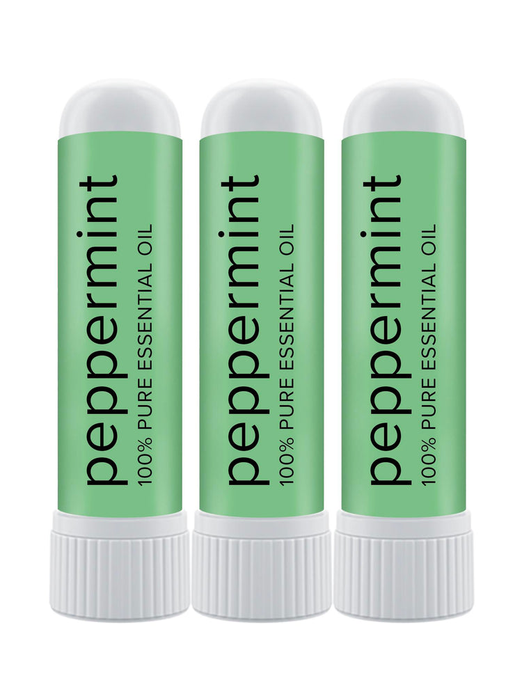 
                
                    Load image into Gallery viewer, 3 Pack MOXĒ  Peppermint Essential Oil Nasal Inhaler
                
            
